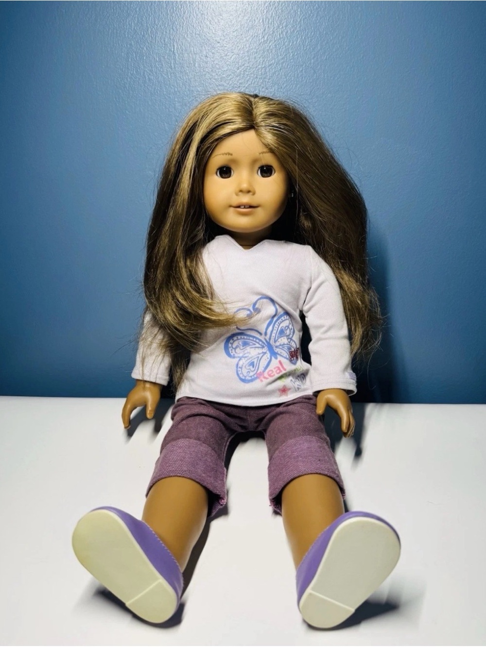 American Girl Doll Just Like You #29 Brown Hair Brown Eyes Medium Skin 18"